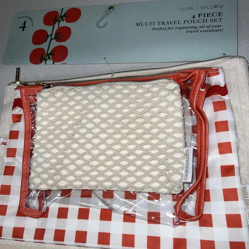 Luxe +‎ Willow 4 Piece Multi Travel Pouch Set